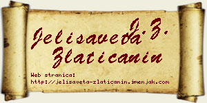 Jelisaveta Zlatičanin vizit kartica